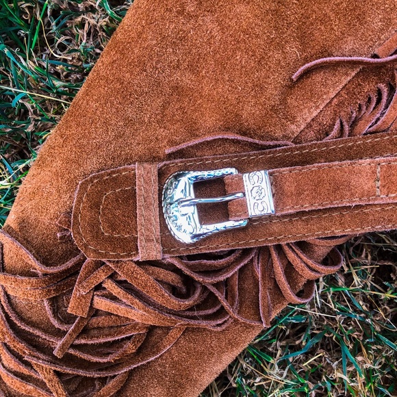 Vintage leather fringe jacket - Picture 8 of 8